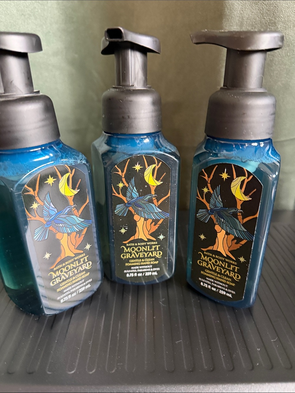 HTF!!  Bath & Body Works Moonlit Graveyard Foaming Soap. PRICE IS FOR ONE!!!